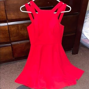 A red dress